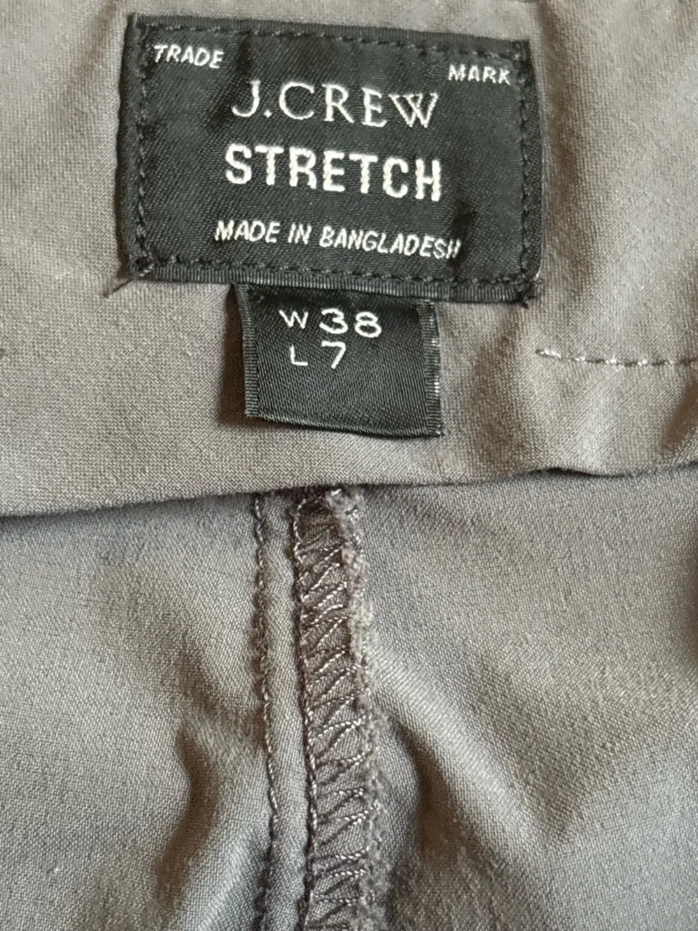 J. Crew Trade Mark Stretch Gray Shorts Men’s Size 36 L 7